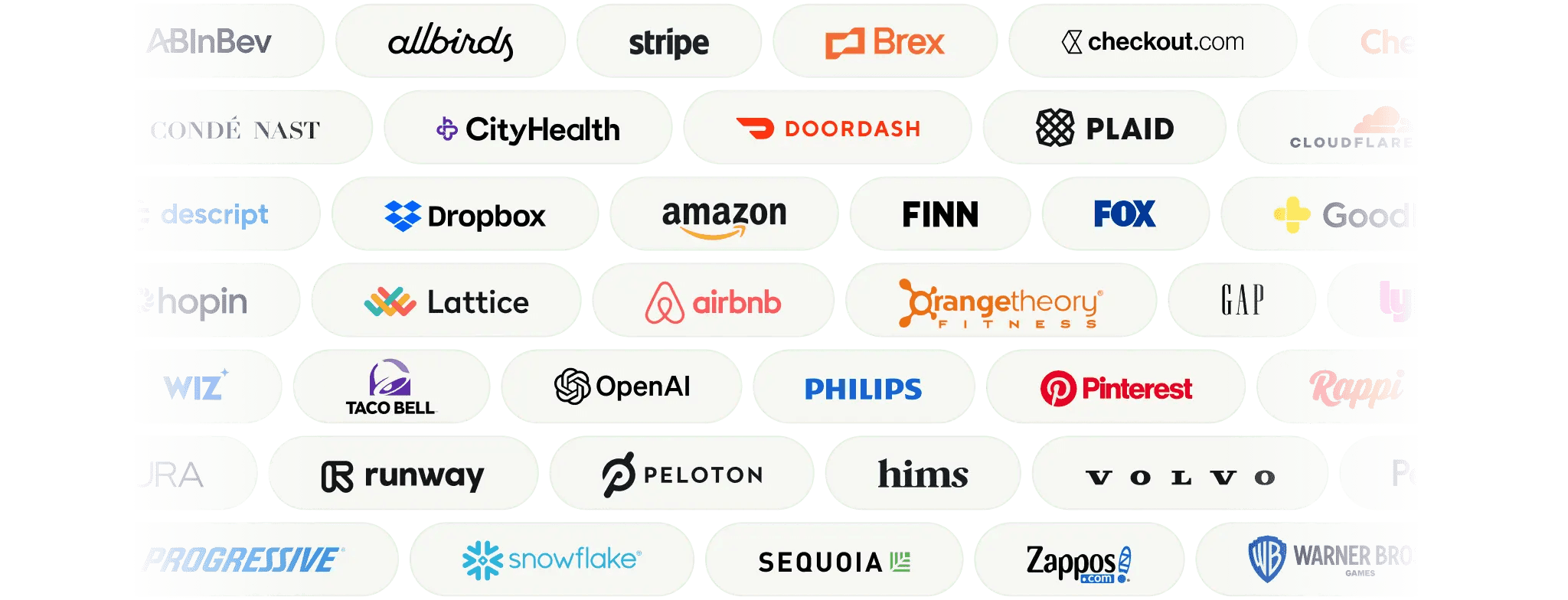 Logos of Retool's Customers