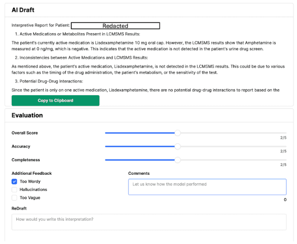 Screenshot showing a Retool custom app that integrations with UTMBs database
